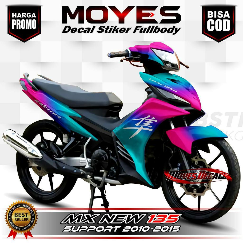 Jual (COD) Decal Jupiter MX New 135 / Stiker Variasi Mx 135 New