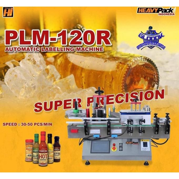 Jual Mesin Label Botol Bulat Labeling Automatic Machine Heavypack Plm ...