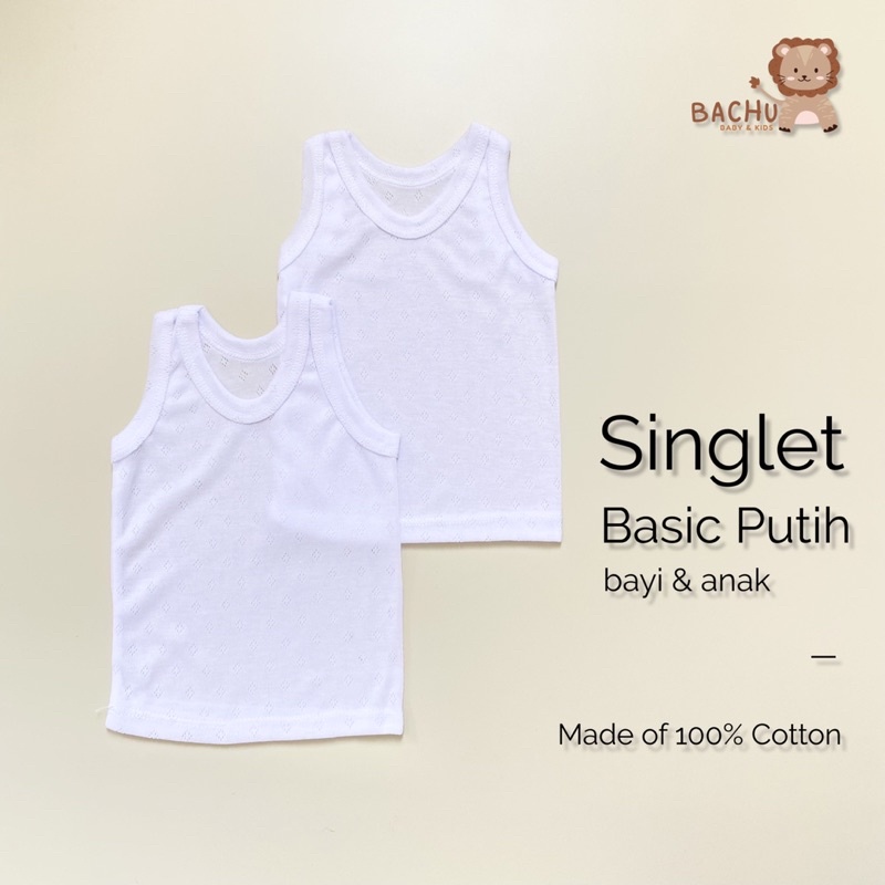 Jual BACHU 12 Pcs Singlet anak Kaos Dalam Bayi 1 lusin | Shopee Indonesia