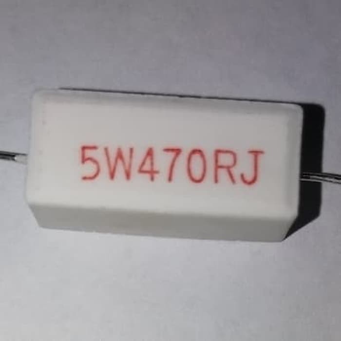 Jual RESISTOR 470 5W 470OHM 5W | Shopee Indonesia