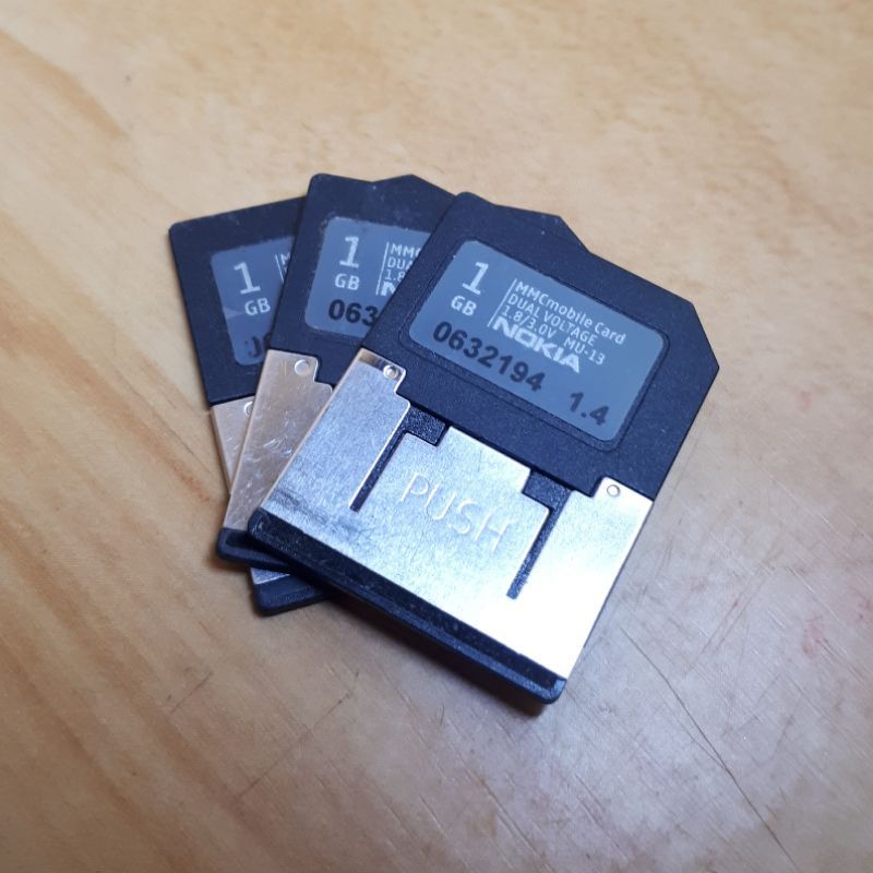 Jual MMC N Gage memory card buat Ngage QD classic 1 GB,N70 ORIGINAL 100