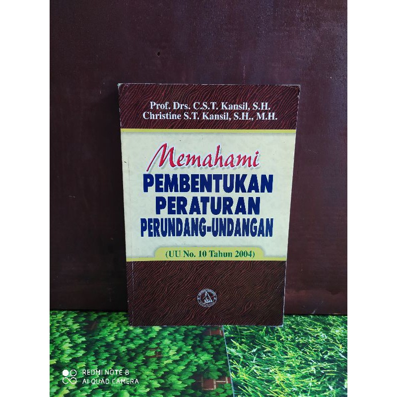 Jual Memahami PEMBENTUKAN PERATURAN PERUNDANG-UNDANGAN | Shopee Indonesia