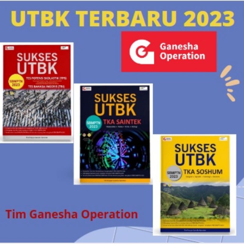 Jual Buku Sukses Utbk Sbmptn Tahun 2023 Utbk Soshum Utbk Saintek