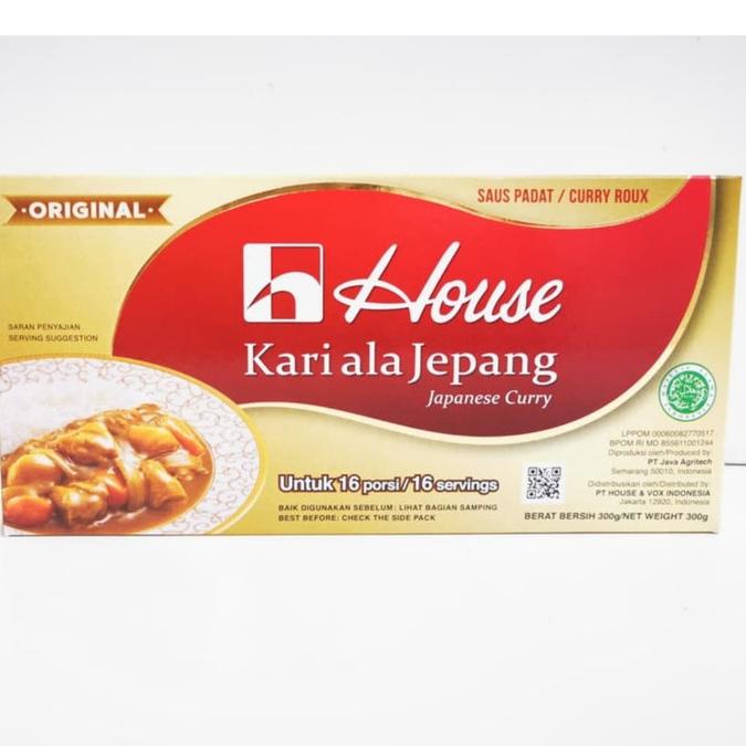 Jual House Japanese Curry Roux Bumbu Kari Ala Jepang Halal 300gr