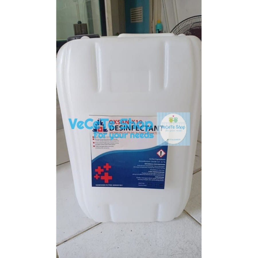 Jual DISINFECTANT OXFORDCHEM OXSAN-X19 20 LITER - Ready To Use | Shopee ...