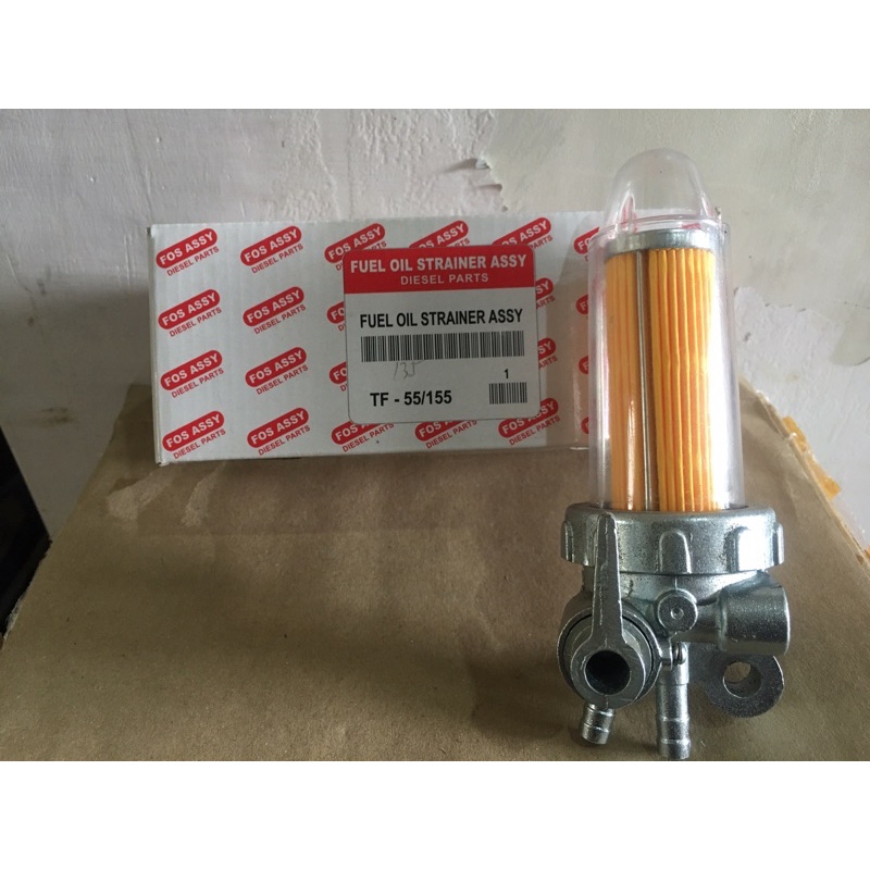 Jual fuel oil strainer assy filter solar komplit set yanmar tf 65 85