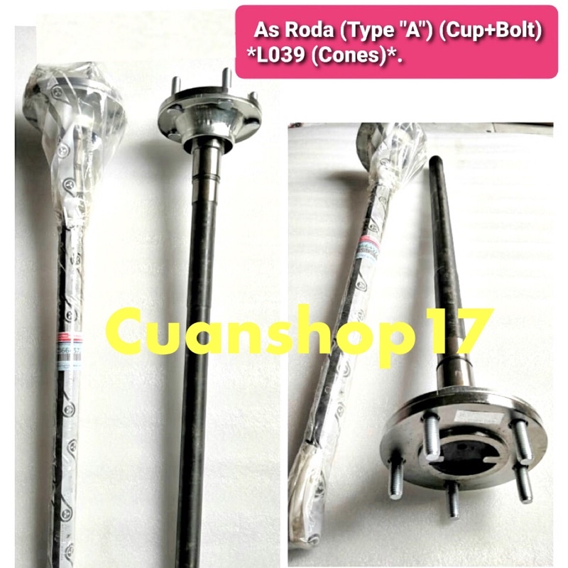 Jual AS RODA BELAKANG STIK AS MITSUBISHI L300 DIESEL L039 CORNER+BAUT ...