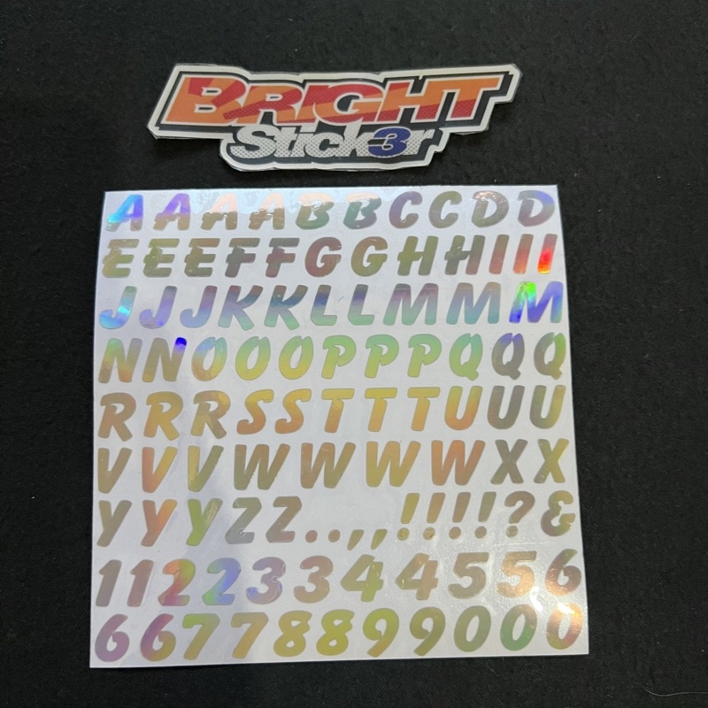 Jual STICKER STIKER ABJAD HURUF ANGKA LEMBAR SET CUTTING | Shopee Indonesia