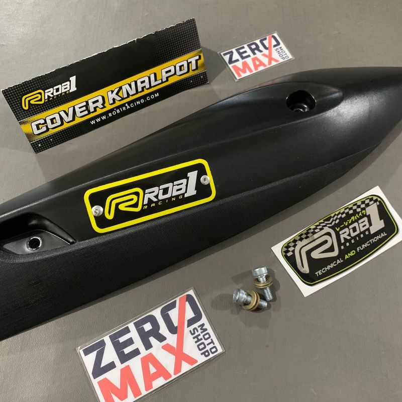 Jual Cover Tutup Knalpot ROB1 Racing Original NMAX AEROX 155 LEXI ADV ...