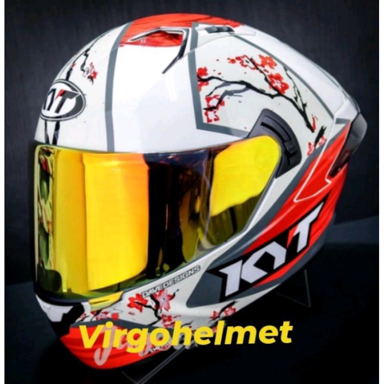 Jual HELM COUPLE KYT NFR XAVI SAKURA+KYT NFJ XAVI SAKURA DOUBLE