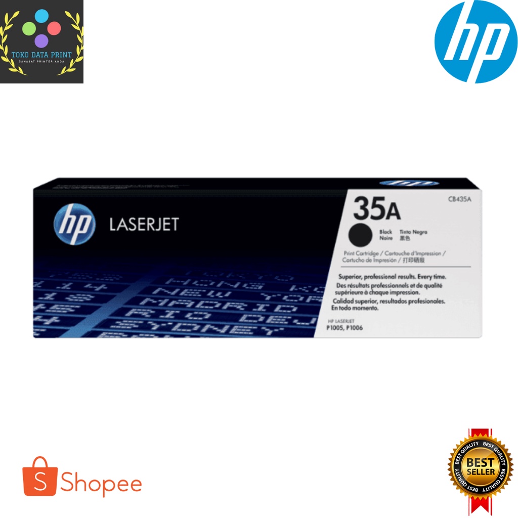 Jual Hp Laserjet 35A Black (CB435A) | Shopee Indonesia