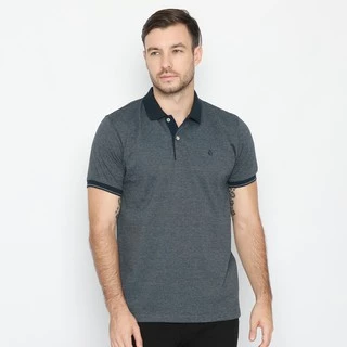 MATSUDA AKIKATA Baju Polo Shirt Pria  Katun Lengan Pendek Old Money Basic