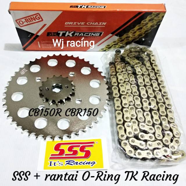 Jual Gear Set Sss Cb R Cbr Dan Rantai O Ring Tk Racing Hpo