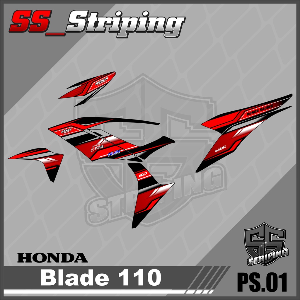Jual Sticker Striping List Variasi Blade 110 - Striping Blade 110. PS ...