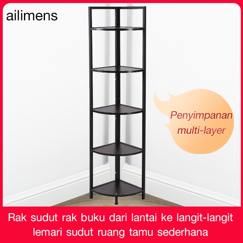 Jual Rak Sudut Rak Buku Lantai Langit-langit Rak Buku Sudut Ruang Tamu