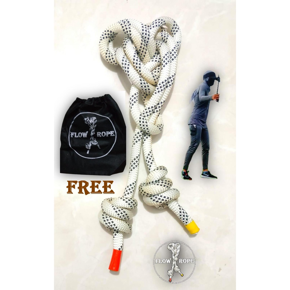 Jual Flow Rope | White L-Nina | Rope Flow | Jump Rope | Tali fitness ...