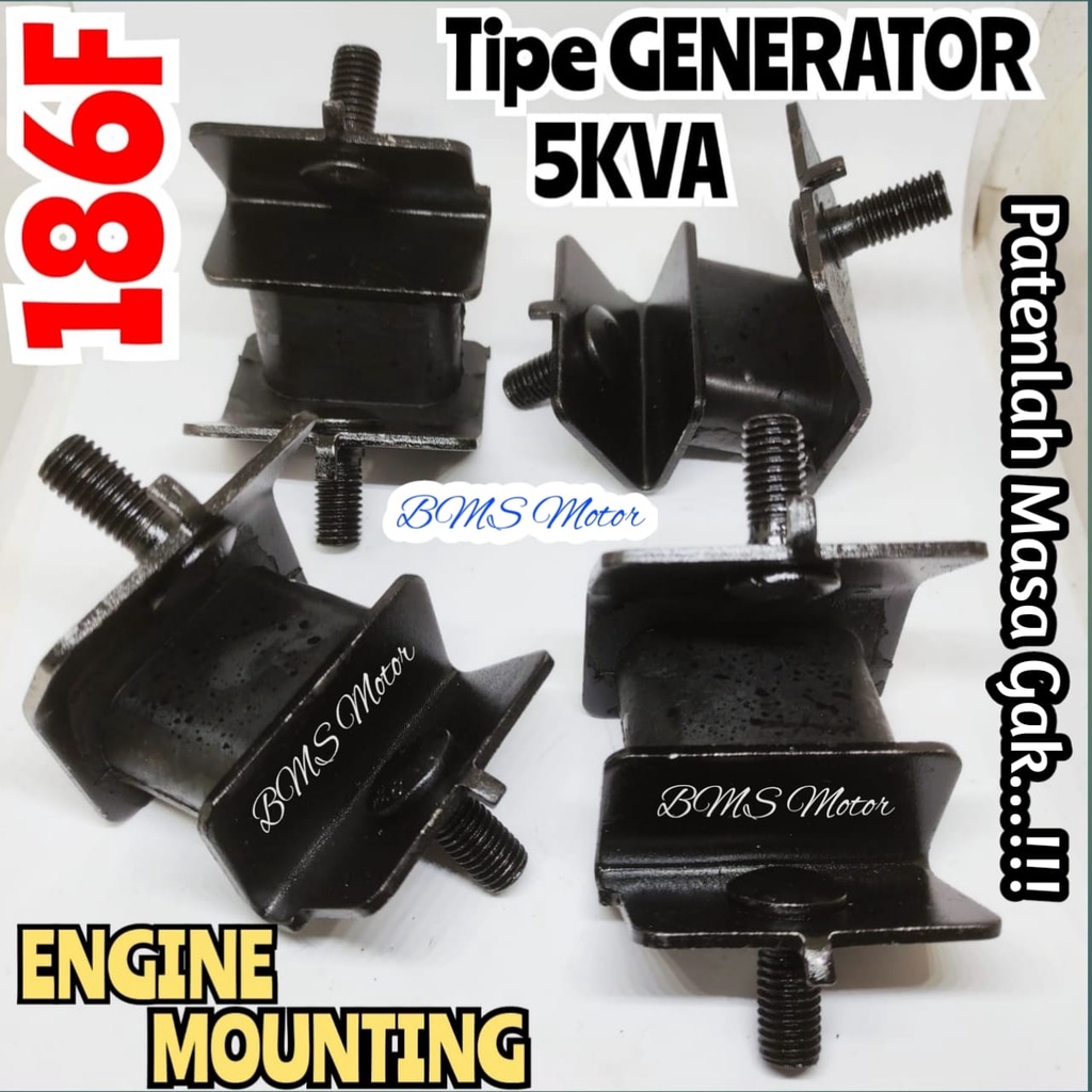 Jual Engine Mounting Karet Kaki Bangku Mesin Genset Solar Silent Kva