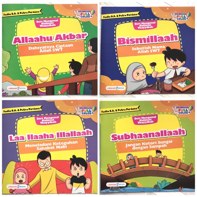 Jual SERI ANAK MUSLIM - Seri Mengenal Kalimat Thayyibah [ Full Colour ...