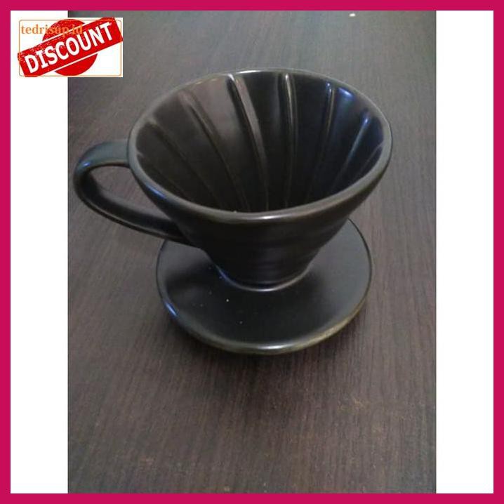 Jual Tfh6Rdr V60 Ceramic Dripper 01 Coffee Dripper Keramik Pour Over Kopi 1To2 Cup 8Hutye5