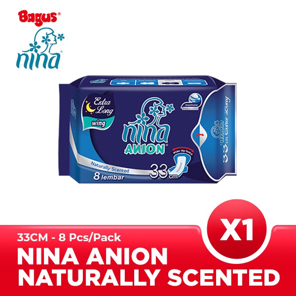 Jual Bagus Nina Anion Pembalut 33 cm Extra Long Naturally Scented