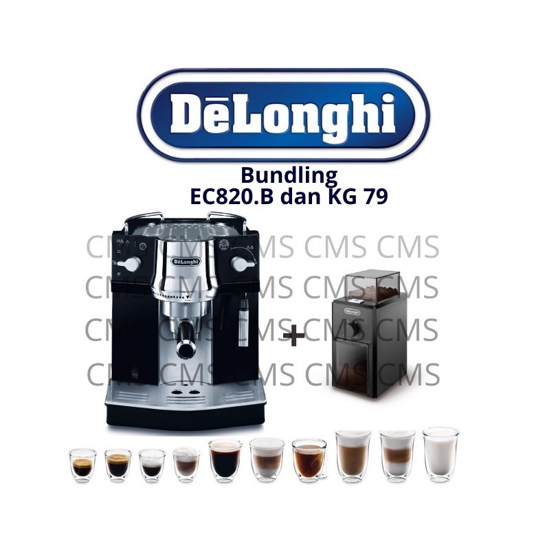 Jual Bundling Mesin Kopi Delonghi EC 820B + Grinder KG 79 | Shopee ...