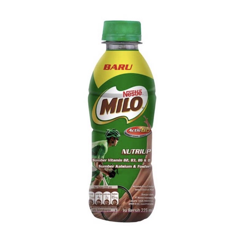 Jual Nestle Milo Activ-Go Botol 225ml | Shopee Indonesia