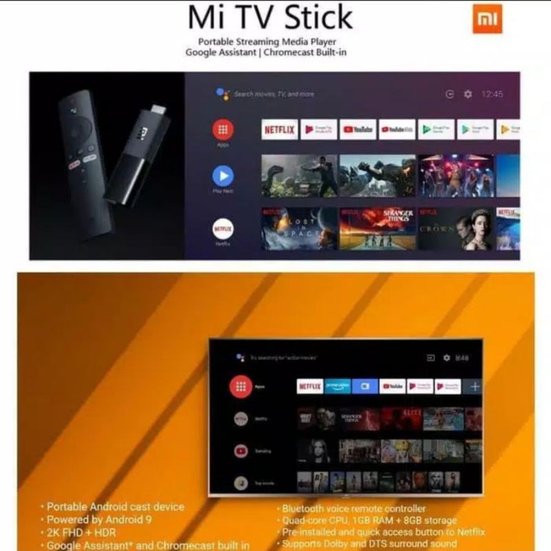 Jual Mi TV Stick FHD 1080P Android Xiaomi Stik Full HD Set Up Box STB ...