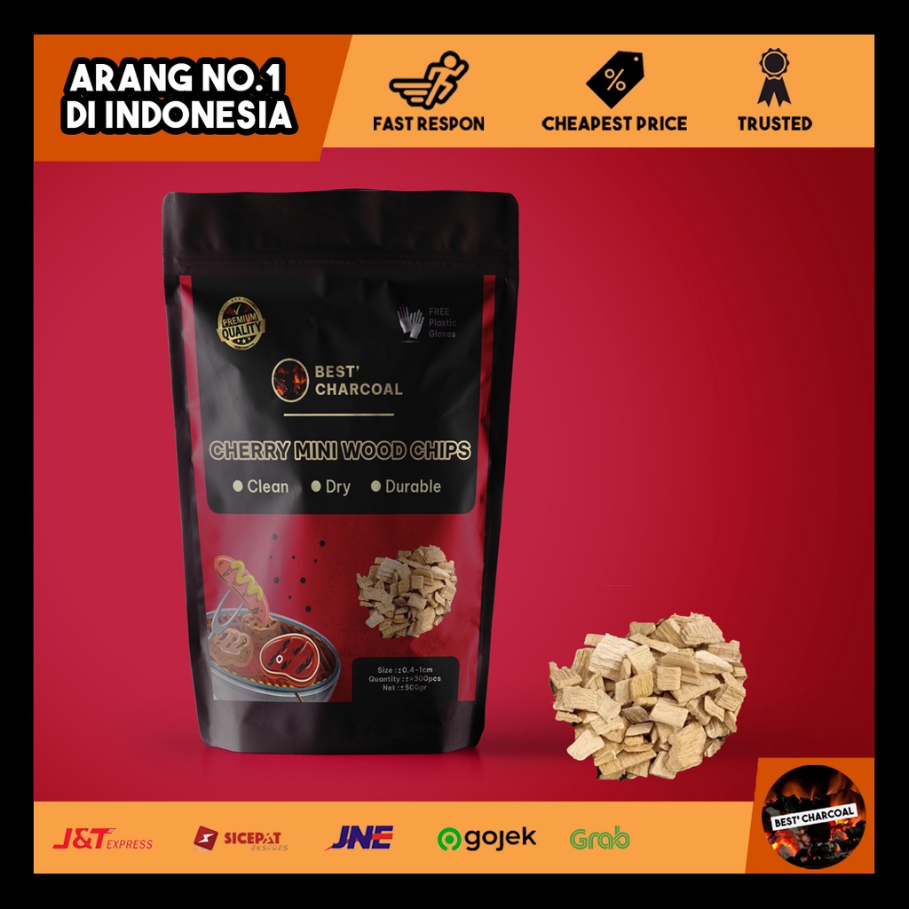 Jual Kayu Bakar Wood Chips Mini Cherry Nangka Apple Rambutan Premium ...