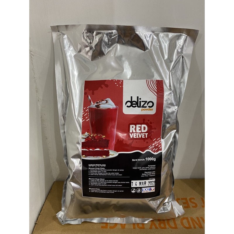 Jual Delizo Powder Red Velvet 1Kg | Shopee Indonesia