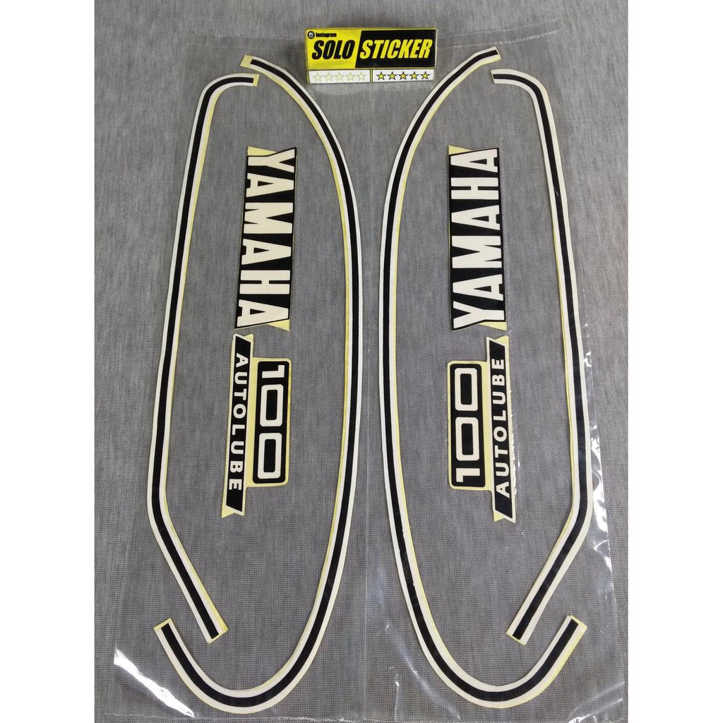 Jual Cutting Striping Sticker Lis Motor Yamaha Rs 100 Autolube -1 ...