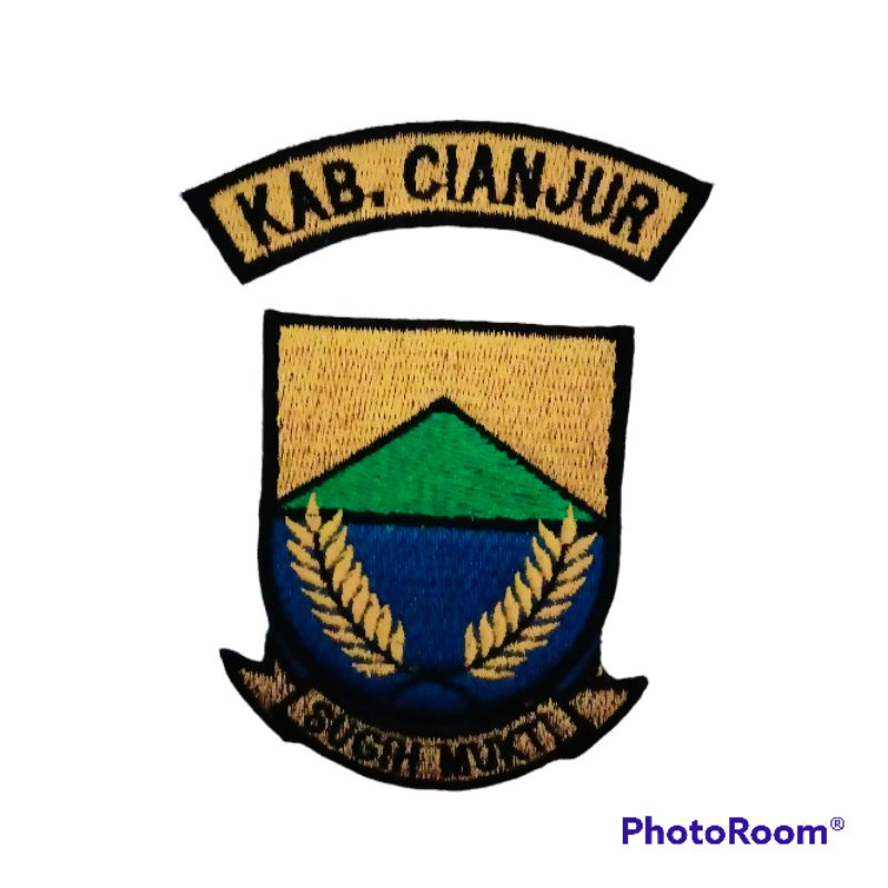 Jual Logo Bordir Kabupaten Cianjur Logo Kabupaten Cinajur Bordir