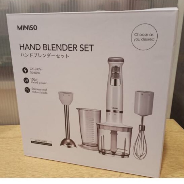 Jual Miniso Hand Blender Set Shopee Indonesia