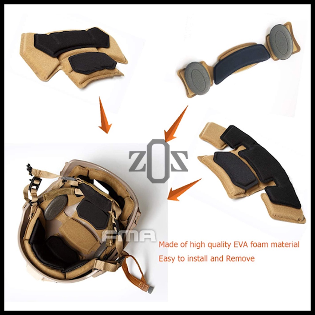 Jual Pad Foam Cushion Pelindung Replacement Helm Helmet Tactical ACH