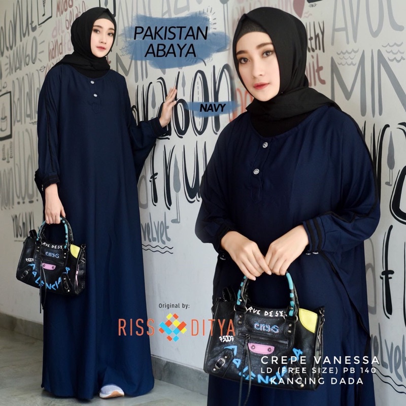 Jual PAKISTAN ABAYA BY RISSADITYA | Shopee Indonesia