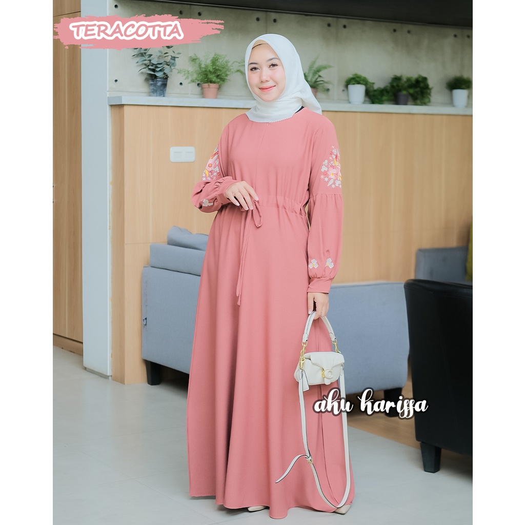 Jual Gamis Samira Bordir Aku Karissa Terbaru Shopee Indonesia