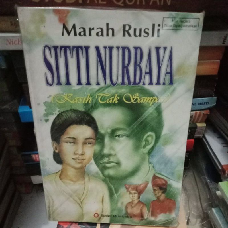 Jual Siti Nurbaya Kasih Tak Sampaibekas Shopee Indonesia 