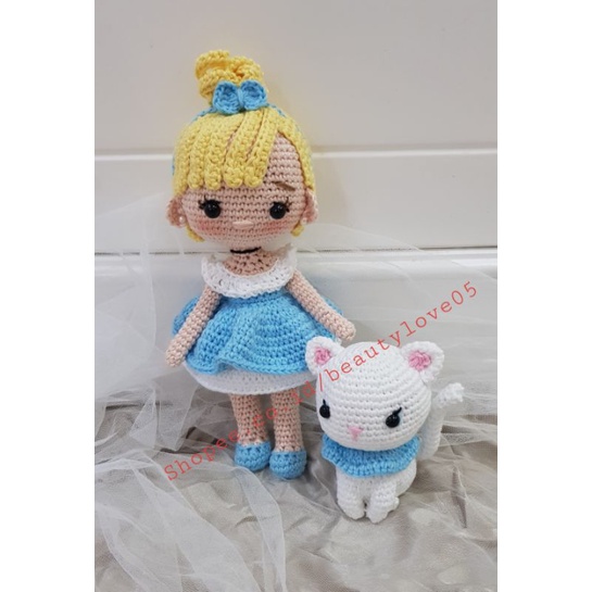 Jual boneka rajut princess cinderella | Shopee Indonesia