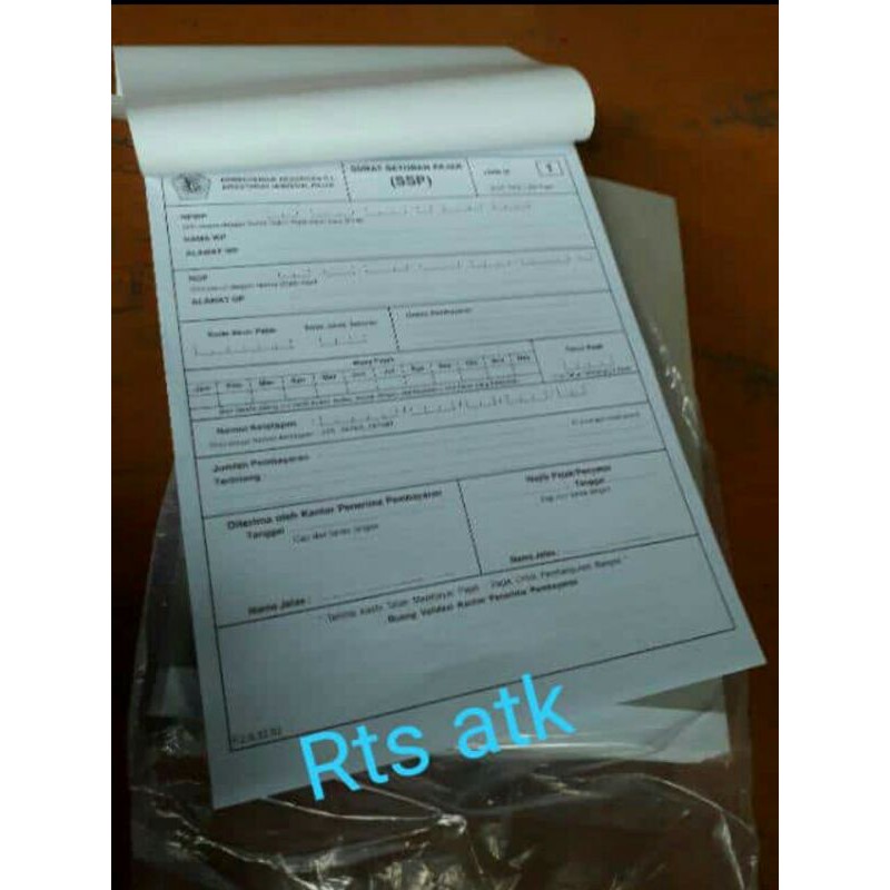 Jual Buku Surat Setoran Pajak Isi10buku Shopee Indonesia