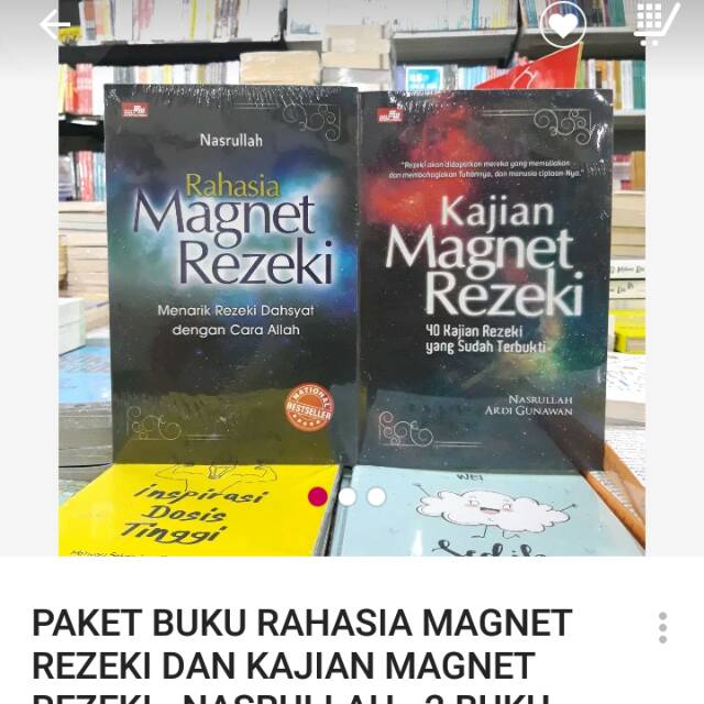 Jual Paket Buku Magnet Rezeki Dan Kajian Magnet Rezeki Shopee Indonesia