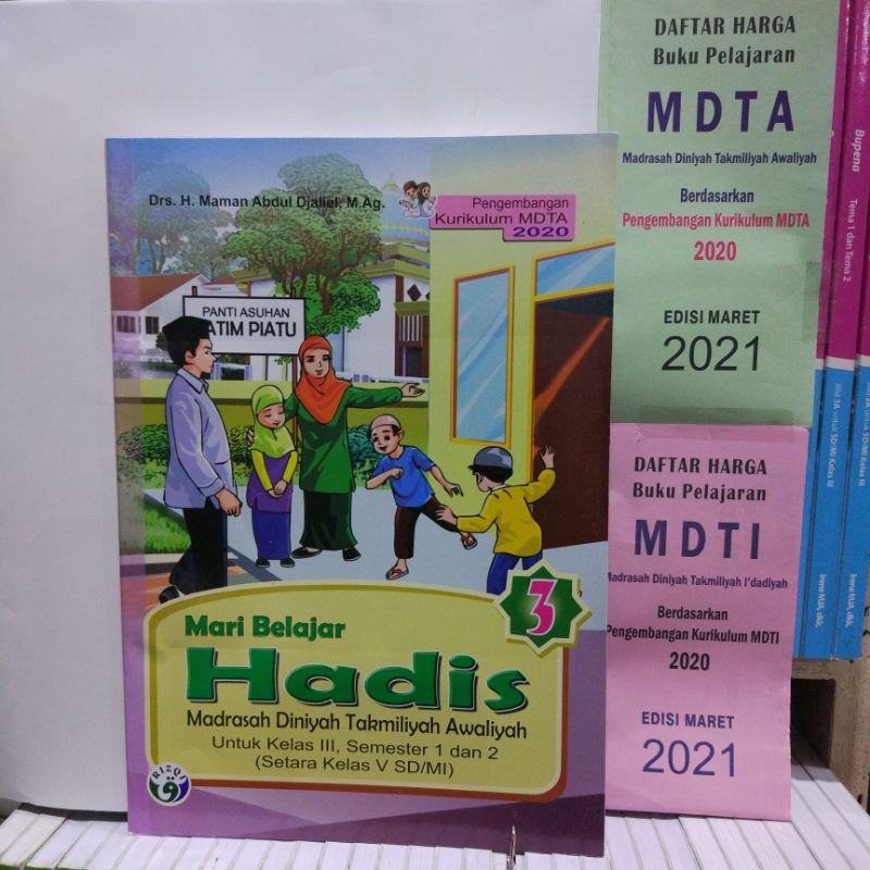 Jual Mari Belajar Hadis Kelas 3 Diniyah Takmiliyah Awaliyah Semester 1 ...