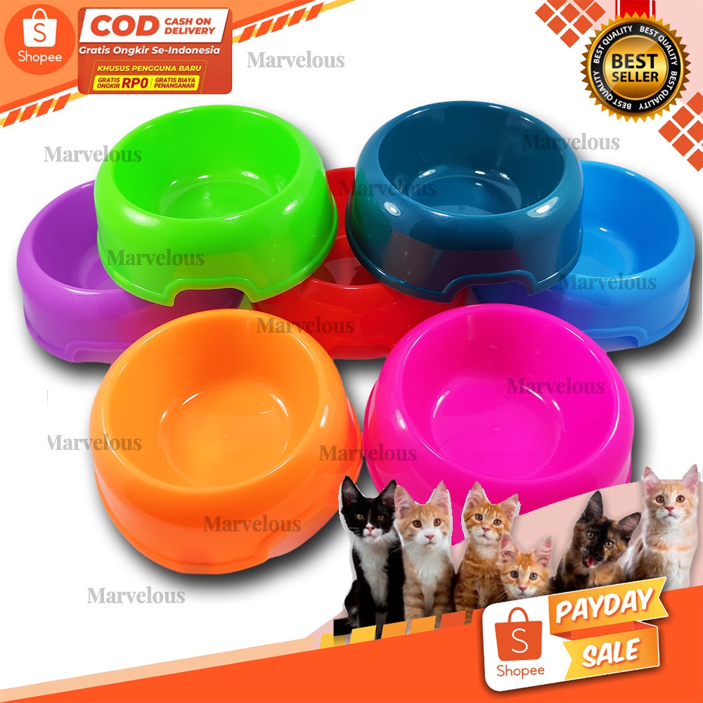 Jual Tempat Makan Kucing Murah Single / Wadah Pakan Kucing Single ...
