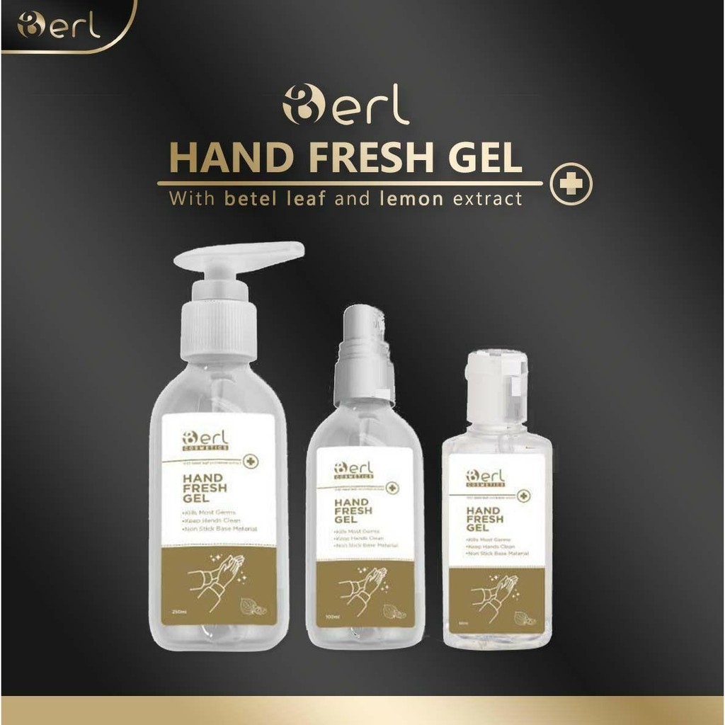 Jual Hand Sanitizer B ERL Hand Fresh Gel B Erl ml Halus Lembut Wangi Di ...
