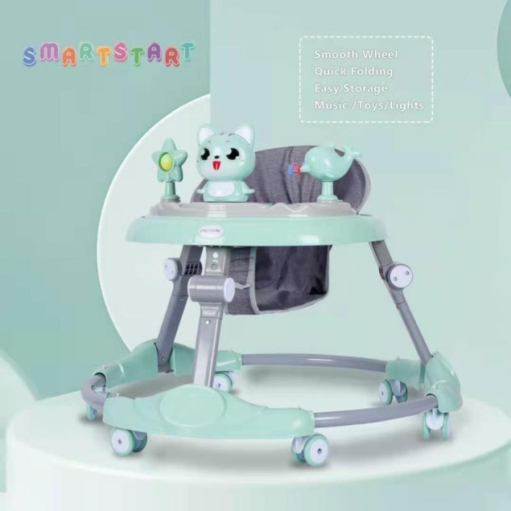 Jual SMART START SS801 KITTEN BABY WALKER PINK | Shopee Indonesia