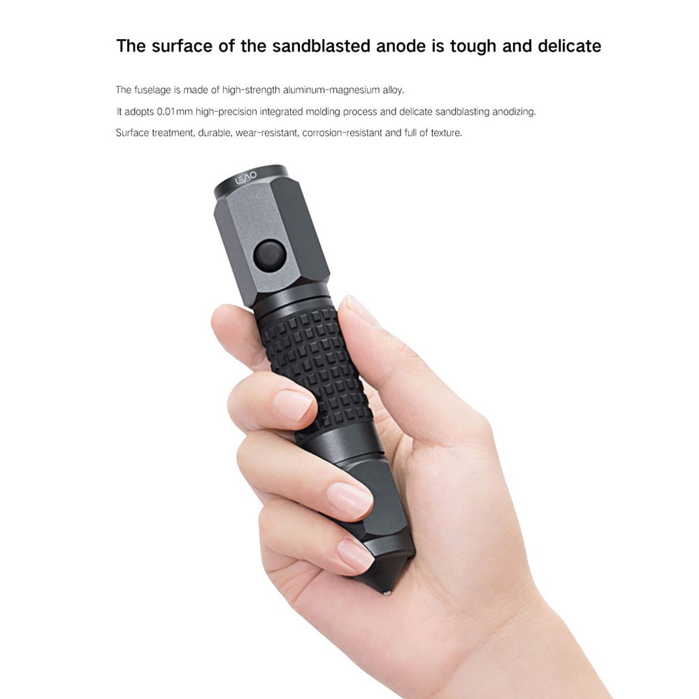 Jual Senter LED Torch With Safety Glass Breaker Hammer Xiaomi Original ...