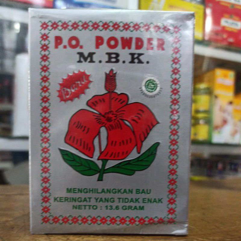 Jual MBK Powder Kemasan Silver - Bedak Anti Bau Badan & Keringat ...