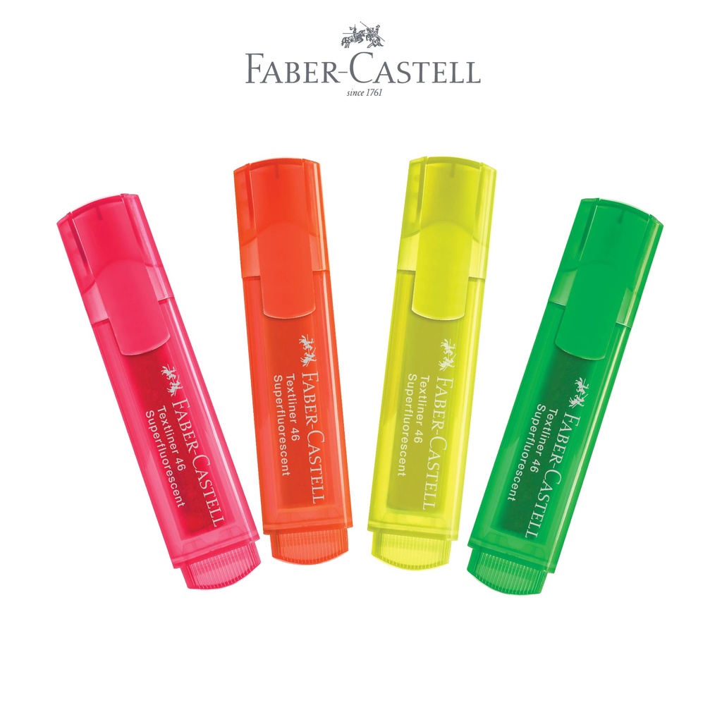 Jual Faber-Castell Textliner Highlighter Translucent 46 | Shopee Indonesia