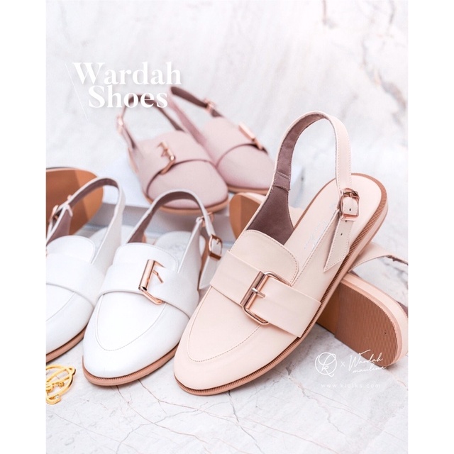 Jual Wardah Maulina shoes X Kiciksmuslimah Sepatu Flat ternyaman