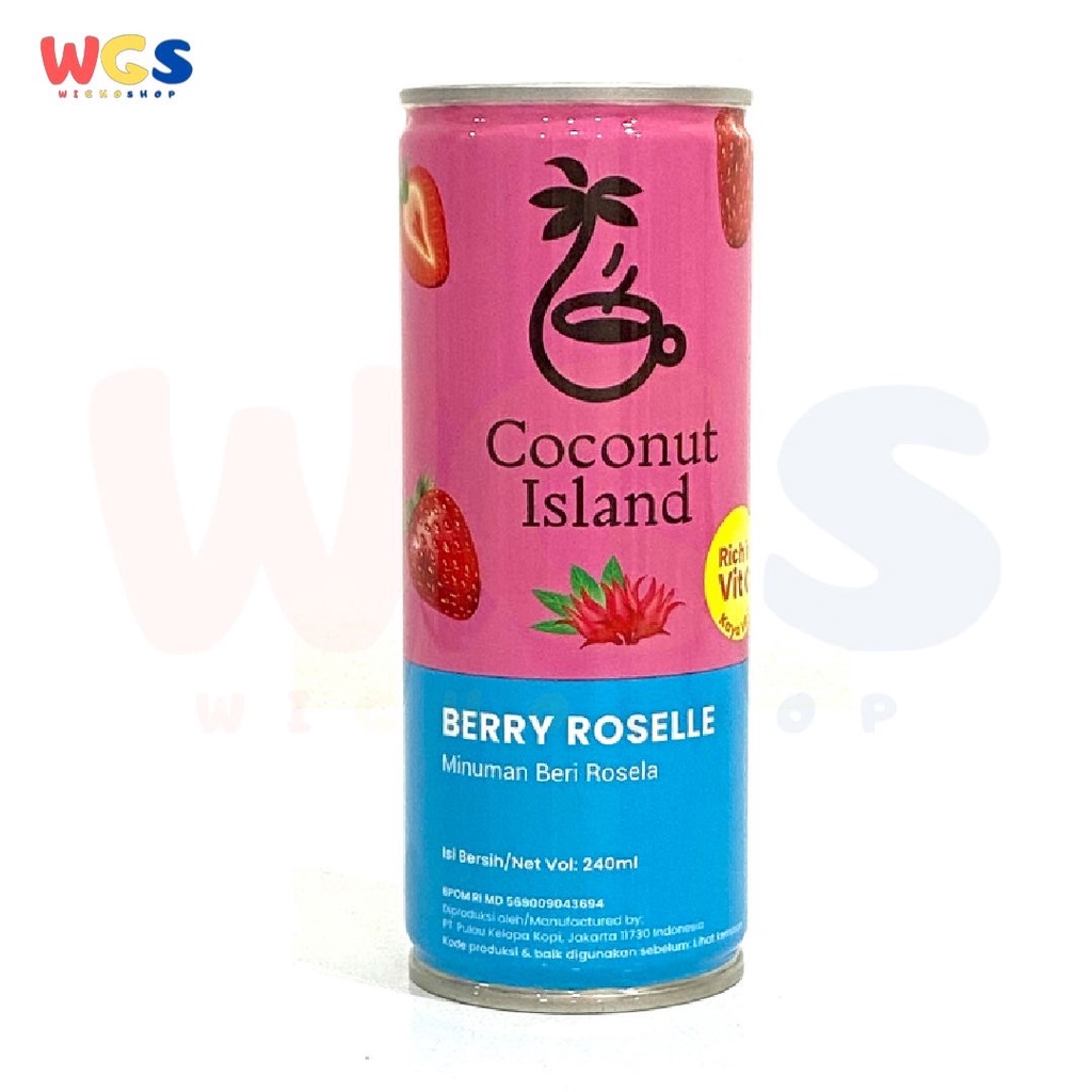 Jual Coconut Island Berry Roselle Drink Earl Grey Tea Rich With Vit C