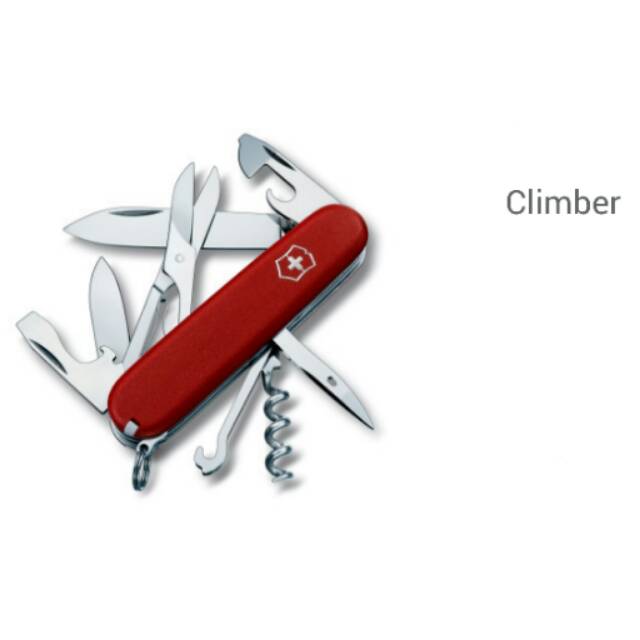 Jual Victorinox 3.3703 Climber Ecoline Doff SAK multitools EDC pocket Knive swiss army Shopee Indonesia