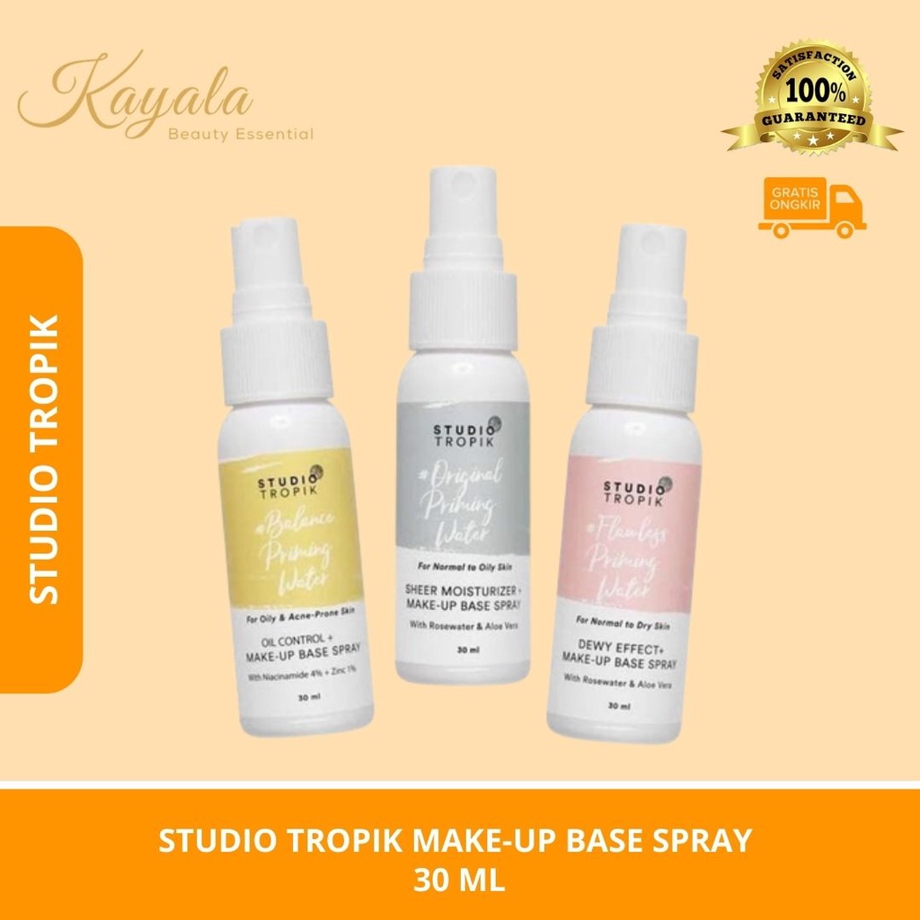 Jual STUDIO TROPIK MAKE UP BASE SPRAY 30 ML setting spray make up